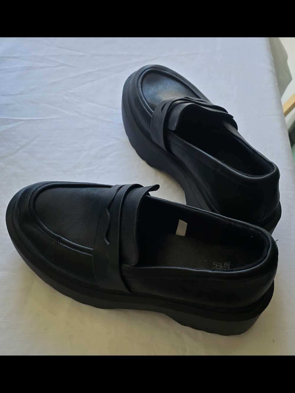 Wild Fable Black Platform Loafers